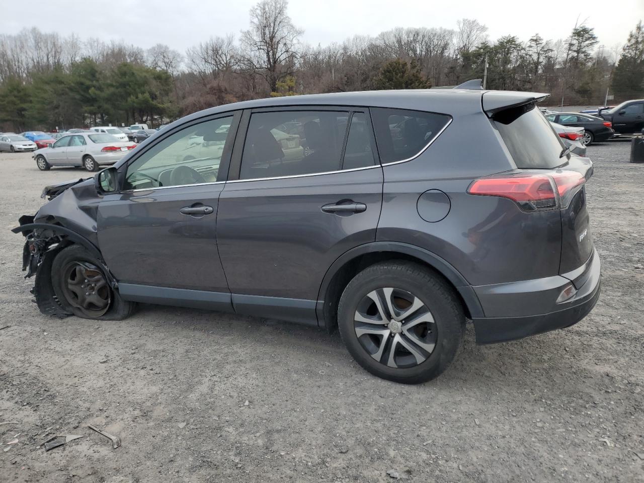 2018 Toyota RAV 4 VIN JTMBFREV7JJ221249 Copart auction photo, front end / undercarriage damage thumbnail 2