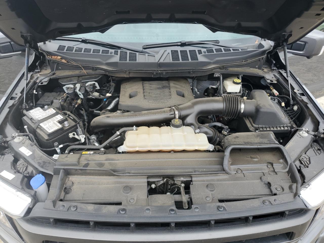 2023 Ford F-150 VIN 1FTFW1E84PFA93657 Copart auction photo, side / front end damage thumbnail 11