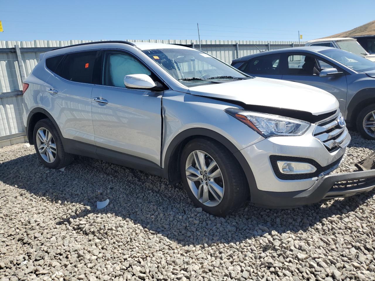 2014 Hyundai Santa Fe VIN 5XYZUDLA6EG220820 Copart auction photo, all over damage thumbnail 4