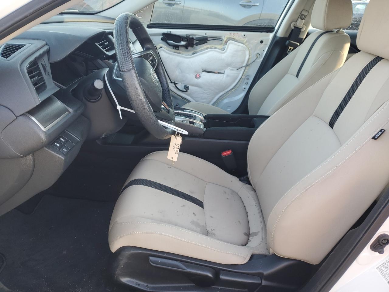 2020 Honda Civic VIN 2HGFC2F62LH583682 Copart auction photo, front end / side damage thumbnail 7