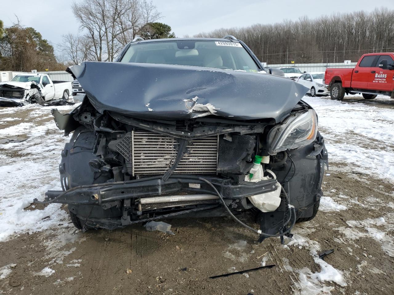 2012 Mercedes-Benz M-klasse VIN 4JGDA2EB3CA089979 Copart auction photo, front end damage thumbnail 5