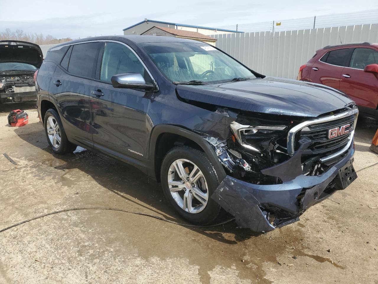 2018 GMC Terrain VIN 3GKALMEV4JL200377 Copart auction photo, front end damage thumbnail 4