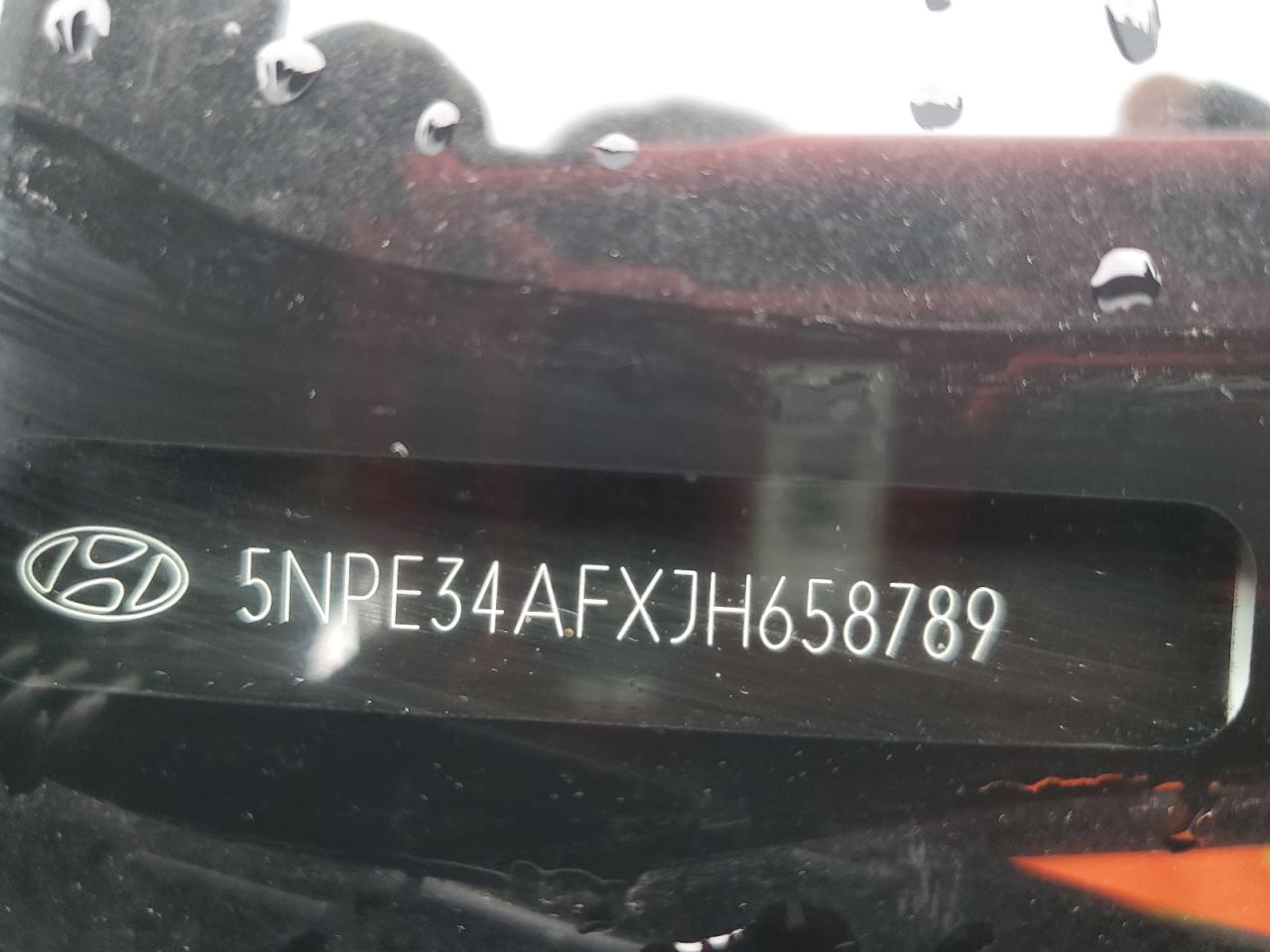 2018 Hyundai Sonata VIN 5NPE34AFXJH658789 Copart auction photo, side / front end damage thumbnail 12