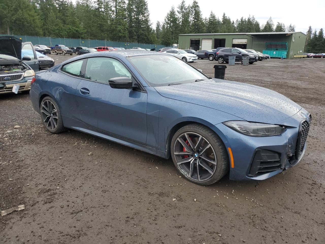 2024 BMW M4 VIN WBA13AR08RCR54282 Copart auction photo, front end / undercarriage damage thumbnail 4
