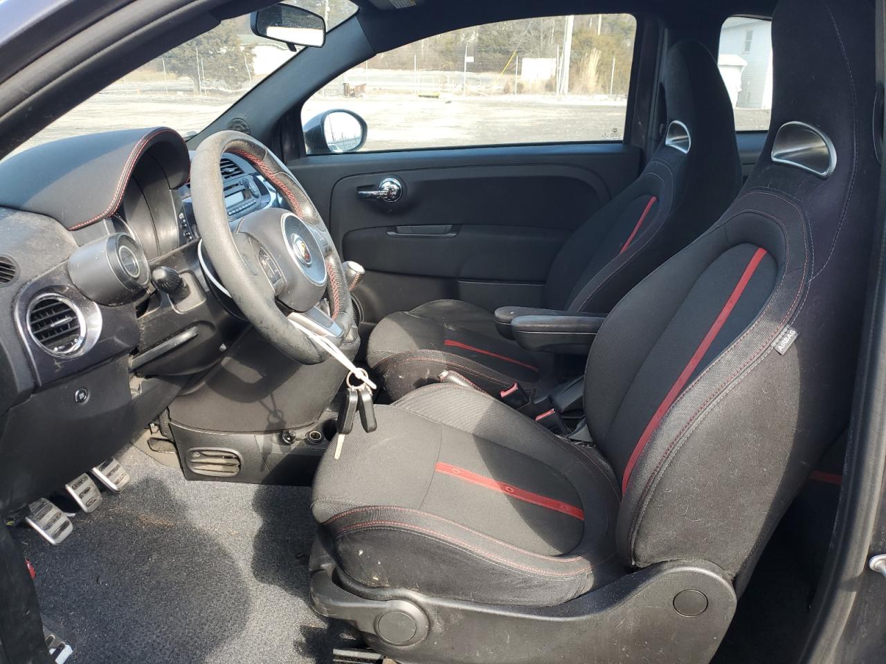 2014 Fiat 500 VIN 3C3CFFFH3ET190967 Copart auction photo, mechanical / rear end damage thumbnail 7
