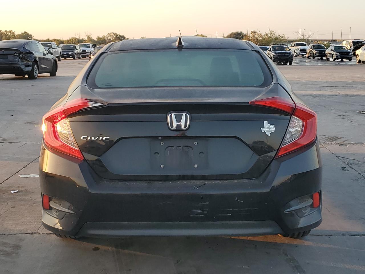 2018 Honda Civic VIN 2HGFC2F83JH545876 Copart auction photo, side damage thumbnail 6