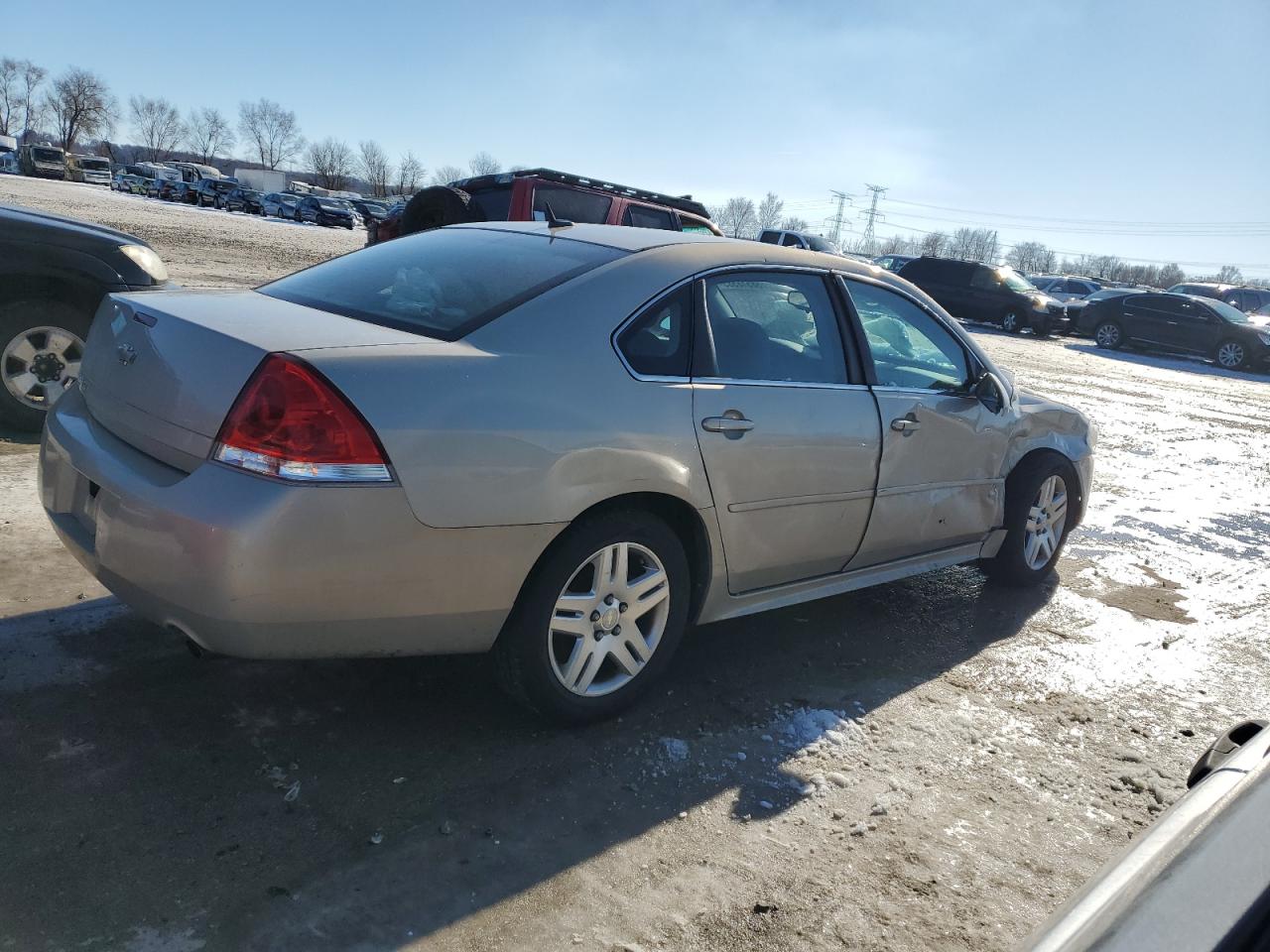 2012 Chevrolet Impala VIN 2G1WG5E38C1279737 Copart auction photo, side damage thumbnail 3