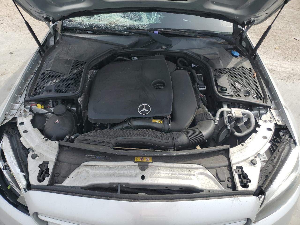 2019 Mercedes-Benz C-klasse VIN 55SWF8DB0KU305388 Copart auction photo, front end damage thumbnail 11