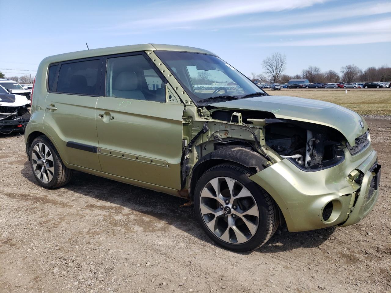2013 KIA Soul VIN KNDJT2A63D7524198 Copart auction photo, front end damage thumbnail 4
