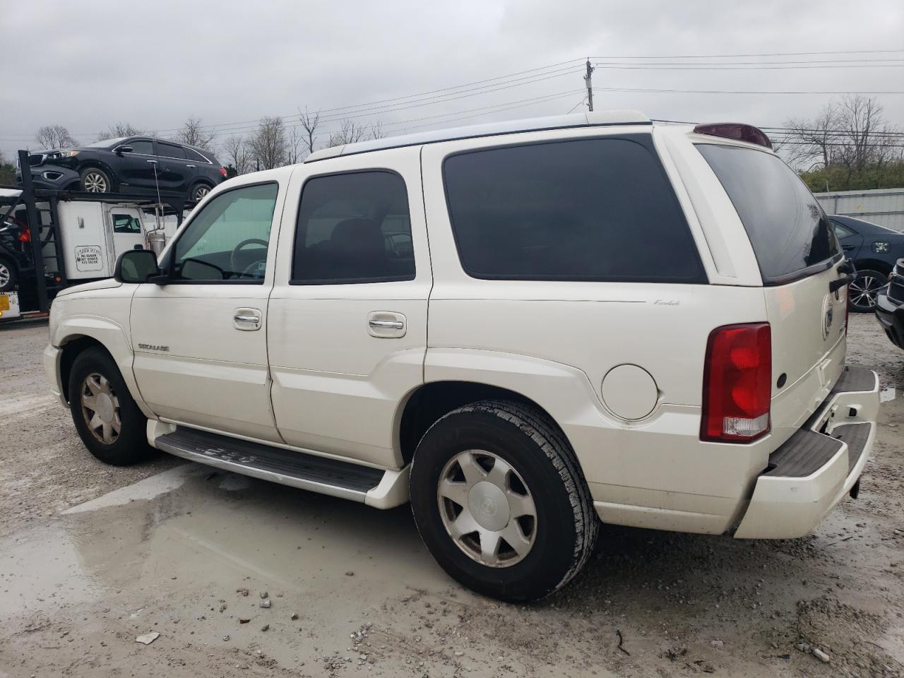 2004 Cadillac Escalade VIN 1GYEC63T44R107005 Copart auction photo, rear end / side damage thumbnail 2
