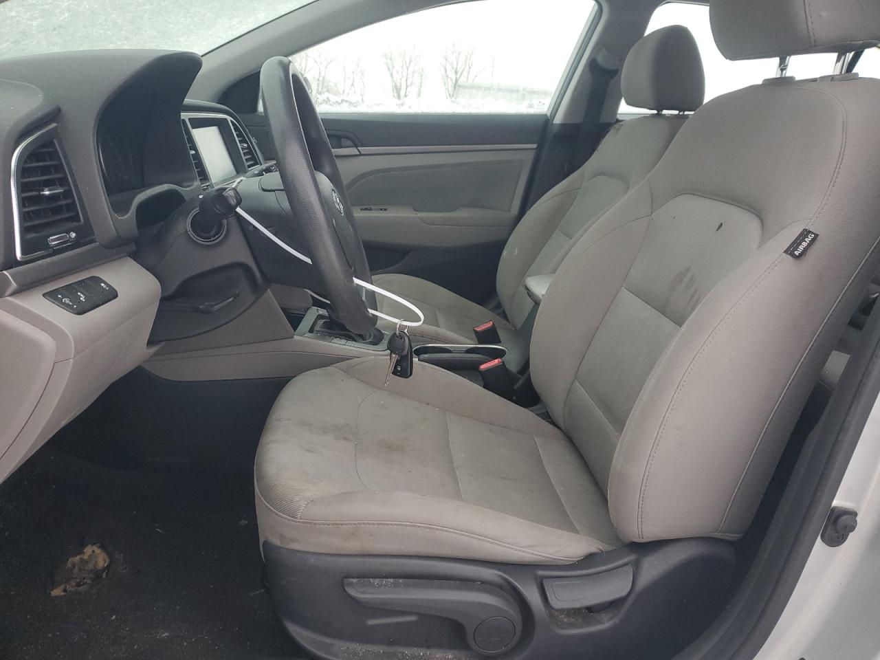 2018 Hyundai Elantra VIN 5NPD84LF2JH239717 Copart auction photo, front end / side damage thumbnail 7