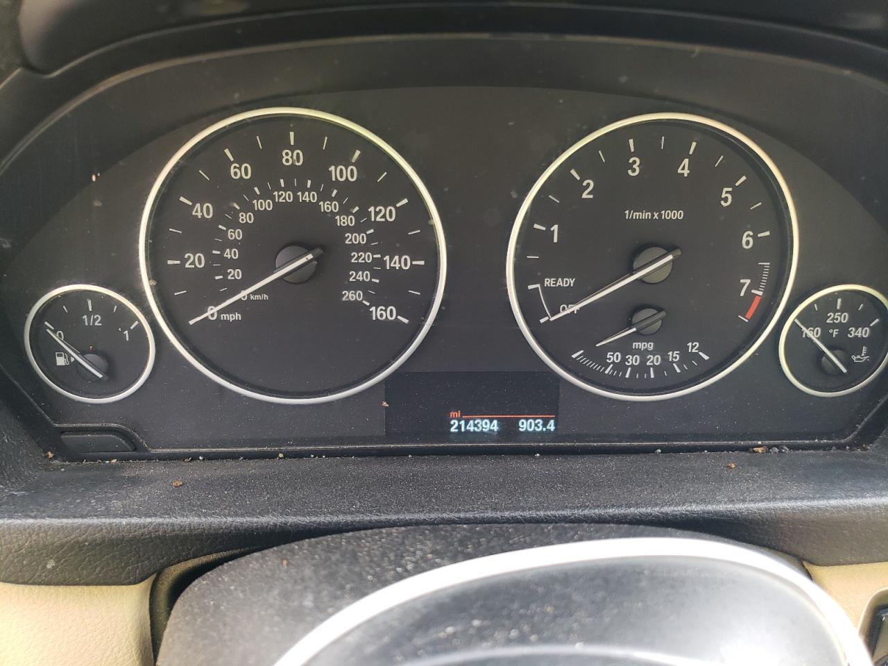 2014 BMW 3er VIN WBA3B1C57EK134727 Copart auction photo, front end / mechanical damage thumbnail 9