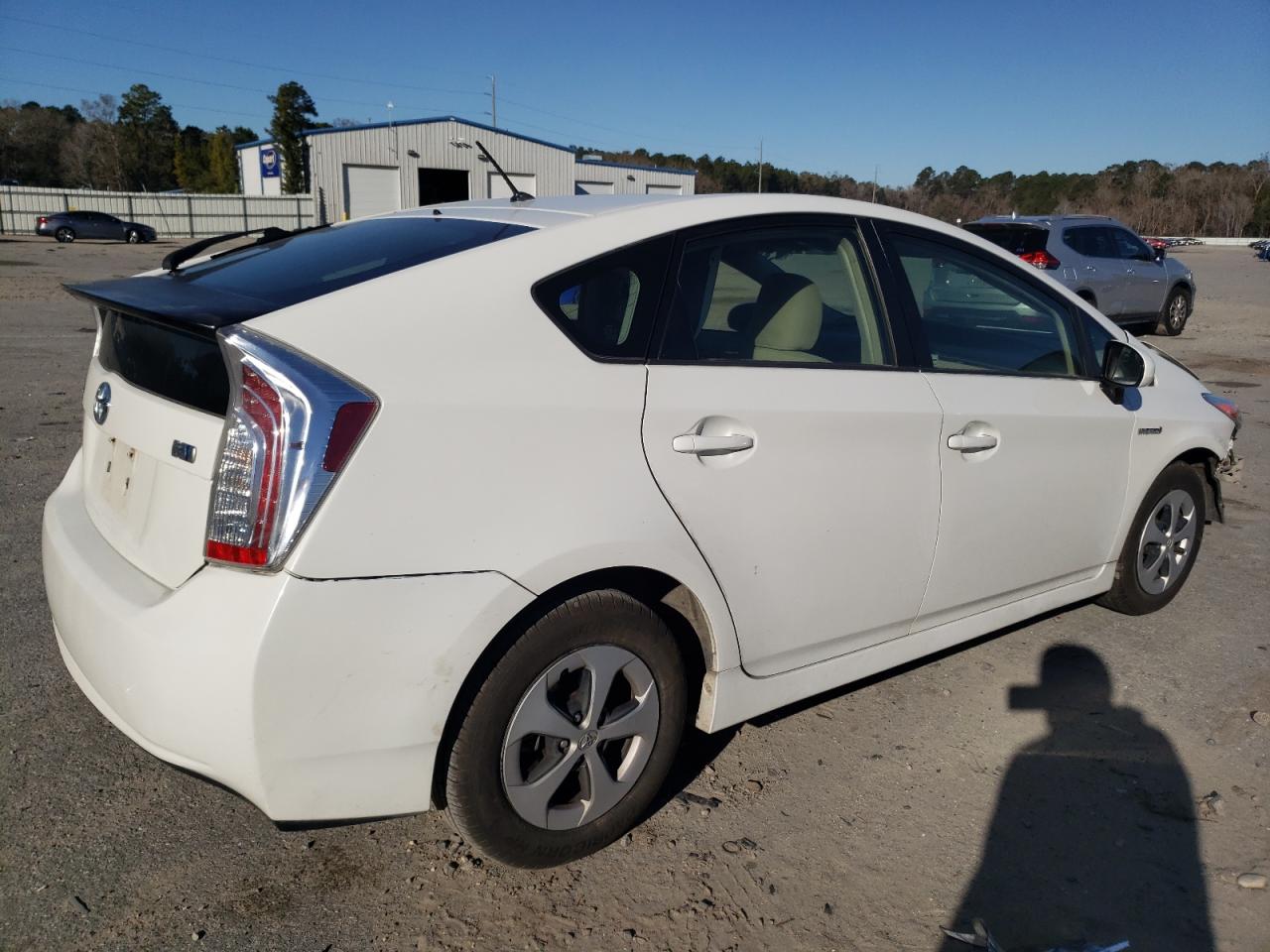 2014 Toyota Prius VIN JTDKN3DU8E1771588 Copart auction photo, front end damage thumbnail 3