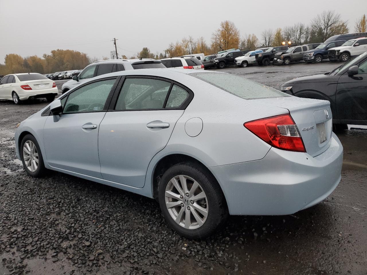 2012 Honda Civic VIN 2HGFB2F95CH517527 Copart auction photo, undercarriage damage thumbnail 2