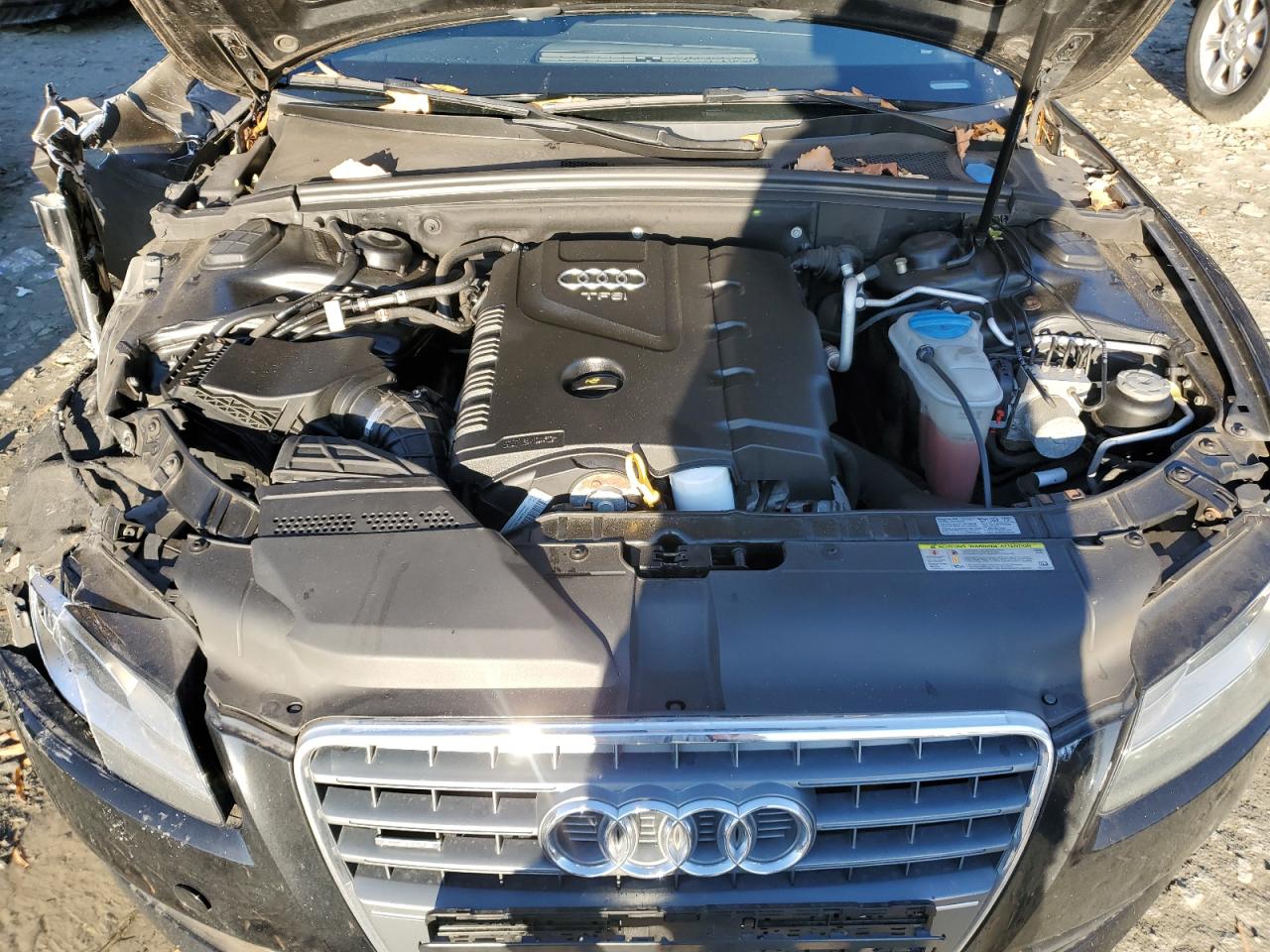 2010 Audi A5 VIN WAU3FAFR4AA079544 Copart auction photo, front end / side damage thumbnail 11