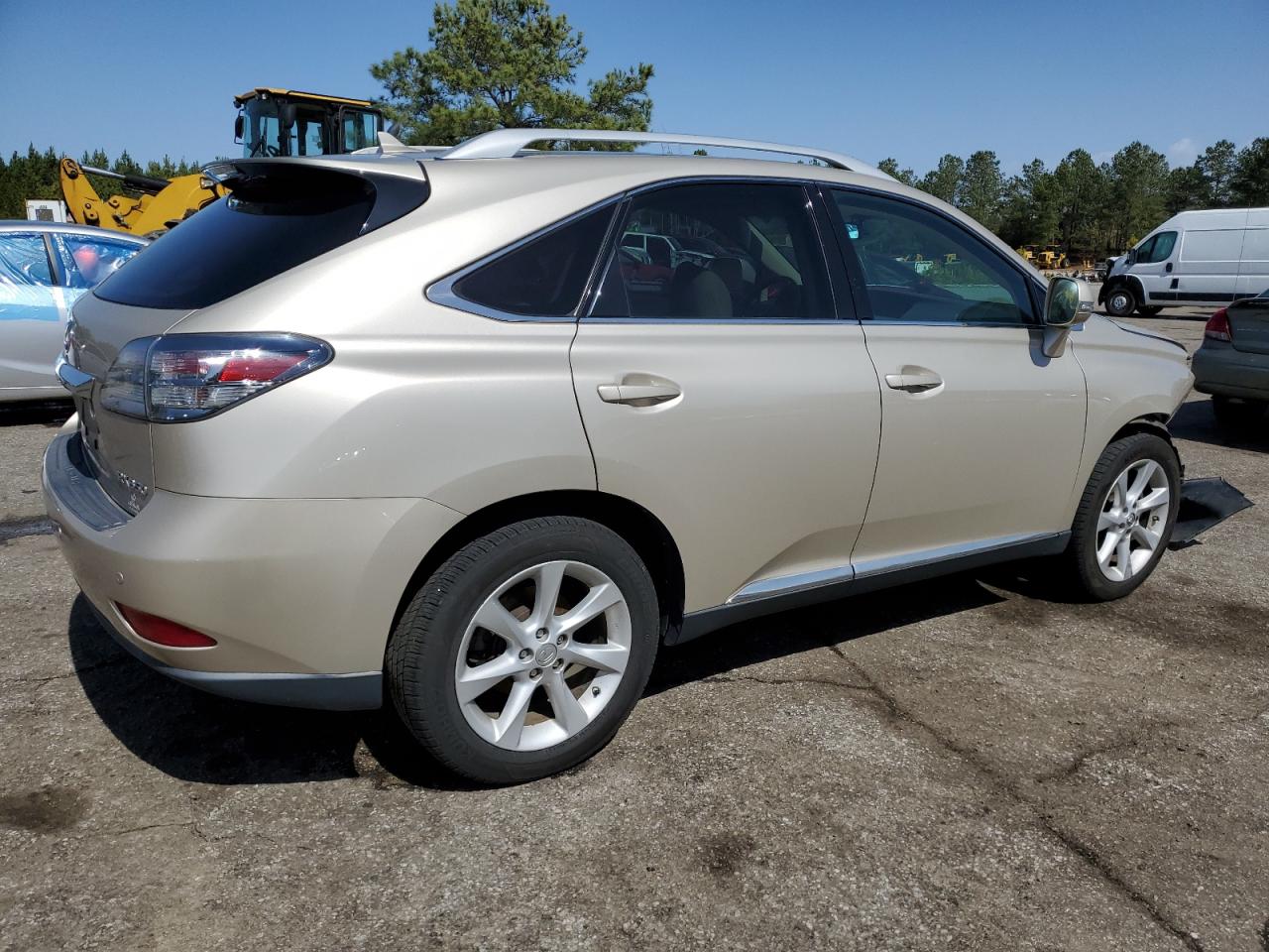 2012 Lexus RX VIN 2T2BK1BA4CC121974 Copart auction photo, front end damage thumbnail 3