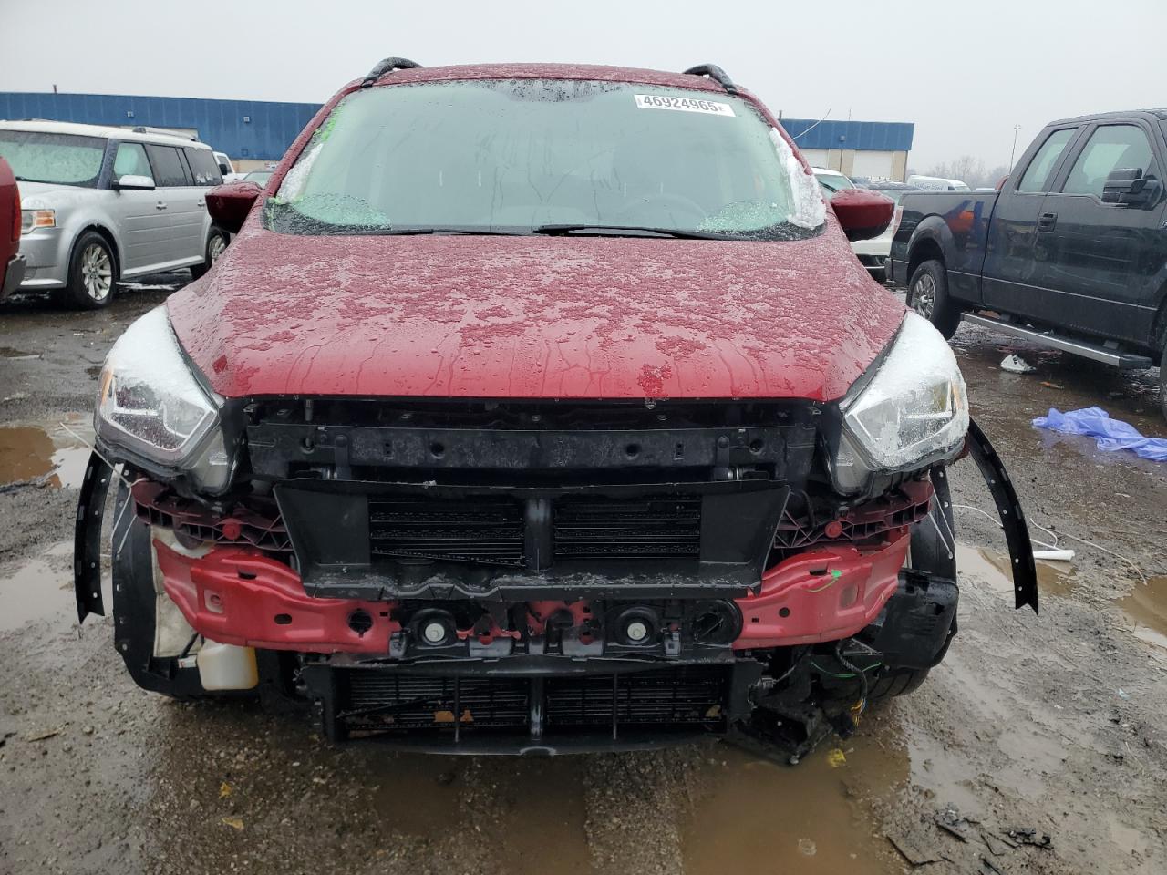 2017 Ford Escape VIN 1FMCU0GD6HUC23041 Copart auction photo, front end damage thumbnail 5