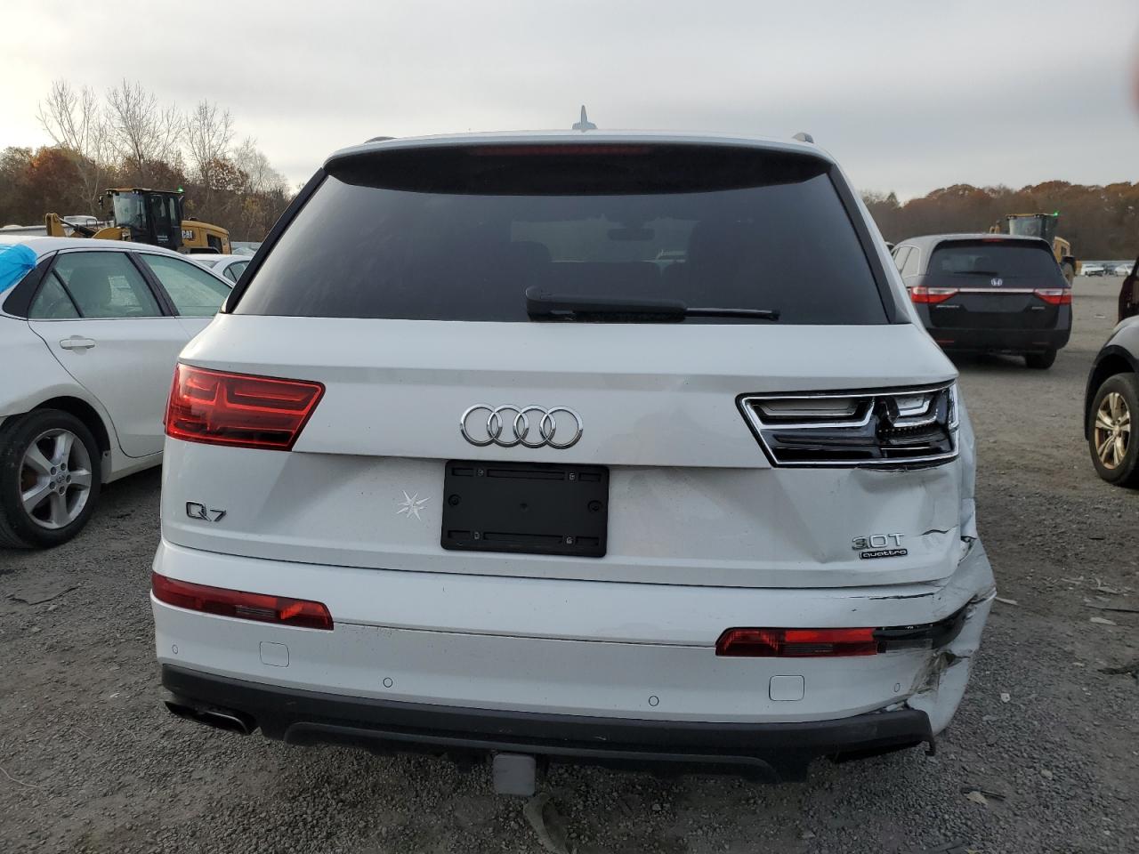2017 Audi Q7 VIN WA1VAAF70HD042812 Copart auction photo, rear end / side damage thumbnail 6