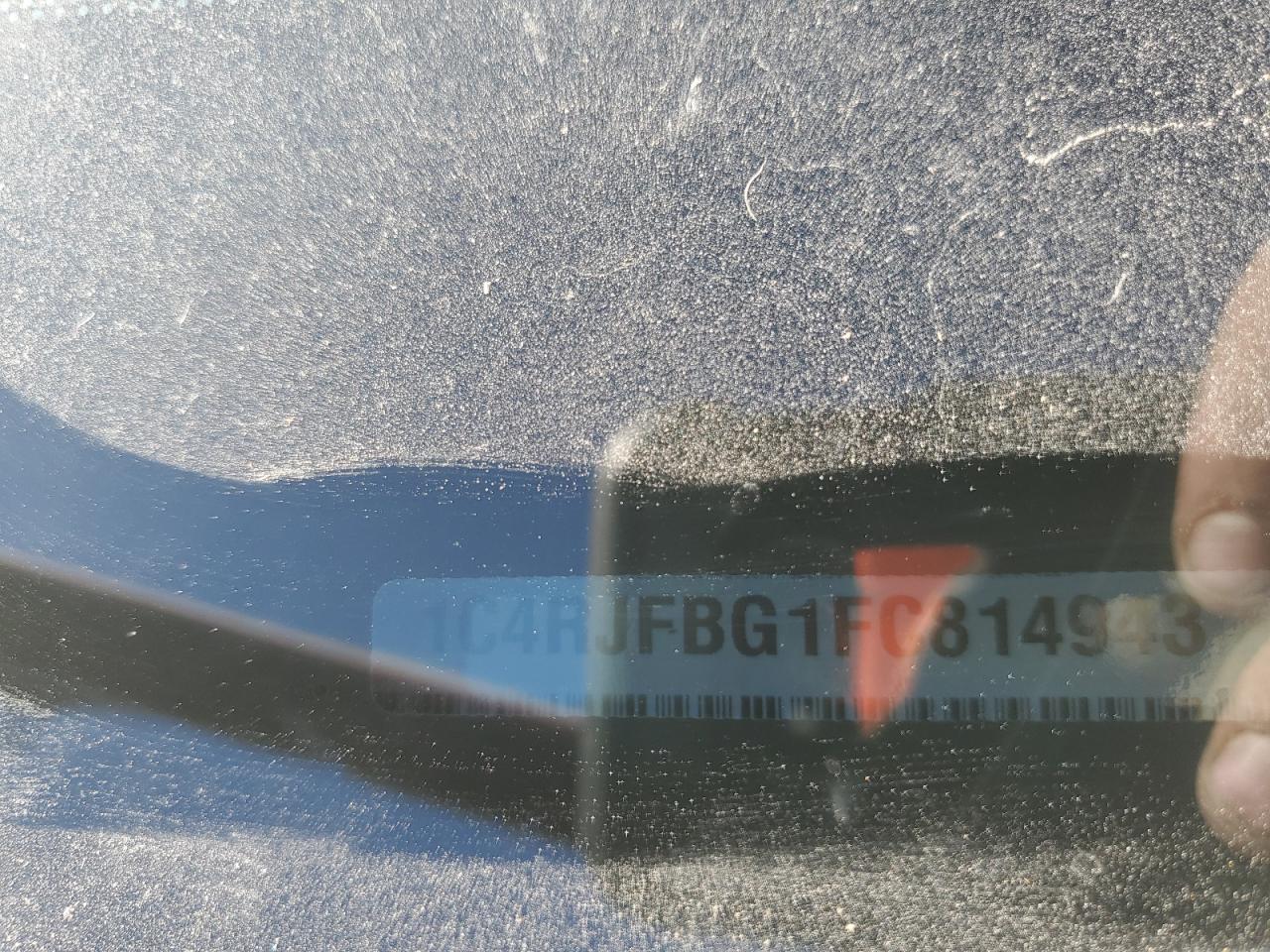 2015 Jeep Grand Cherokee VIN 1C4RJFBG1FC814943 Copart auction photo, front end damage thumbnail 12