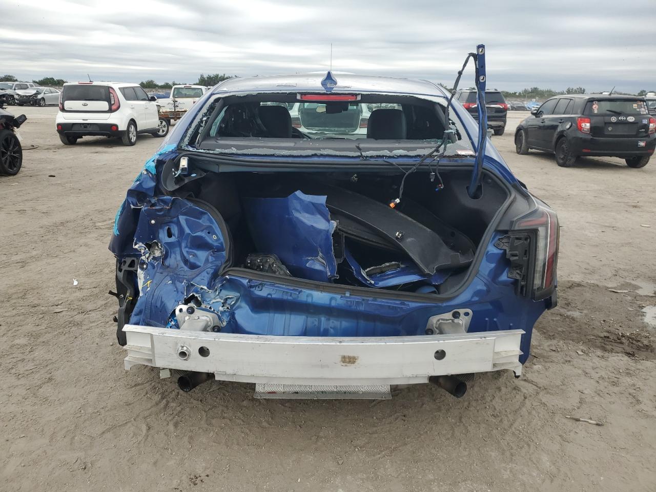 2021 Cadillac CT5 VIN 1G6DP5RK7M0107893 Copart auction photo, rear end damage thumbnail 6
