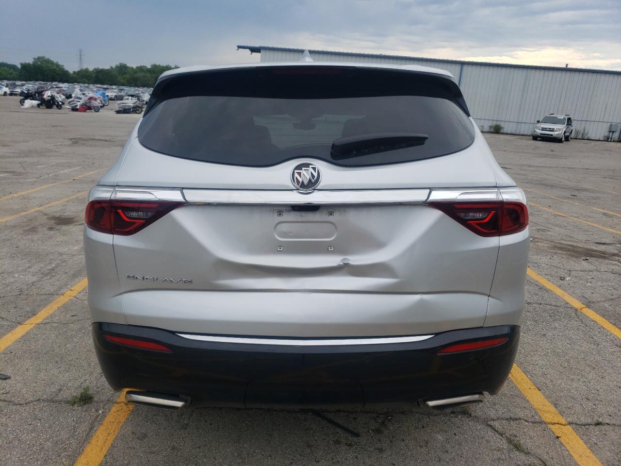 2022 Buick Enclave VIN 5GAERCKW9NJ101474 Copart auction photo, all over damage thumbnail 6