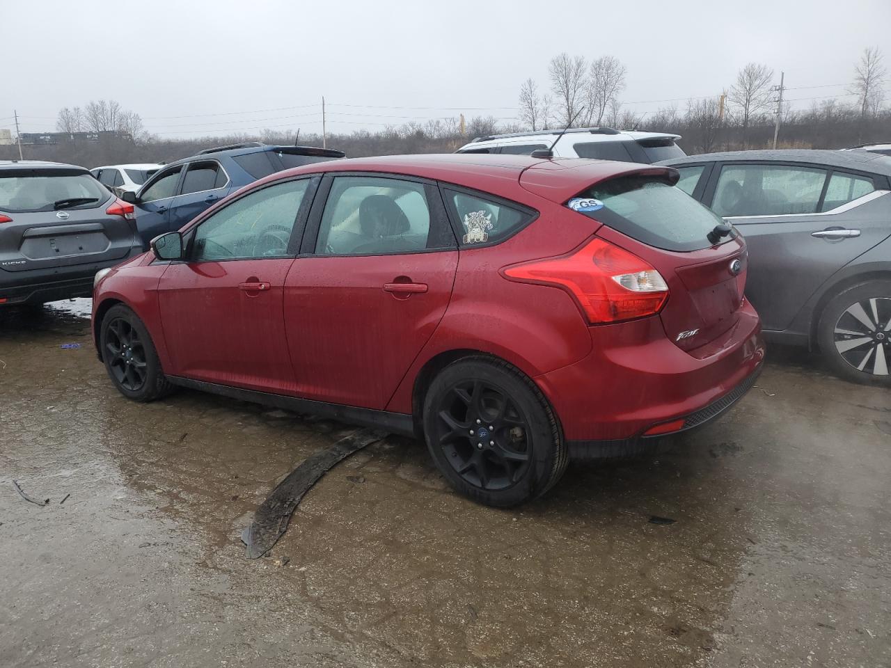 2014 Ford Focus VIN 1FADP3K29EL184511 Copart auction photo, all over damage thumbnail 2