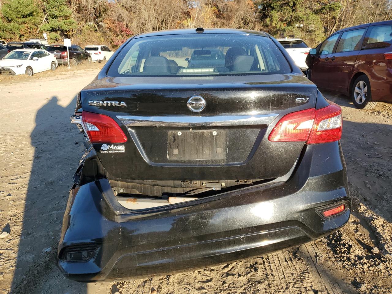2017 Nissan Sentra VIN 3N1AB7APXHY222830 Copart auction photo, rear end / front end damage thumbnail 6
