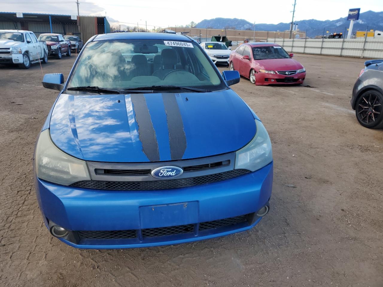 2011 Ford Focus VIN 1FAHP3GN3BW196099 Copart auction photo, side damage thumbnail 5