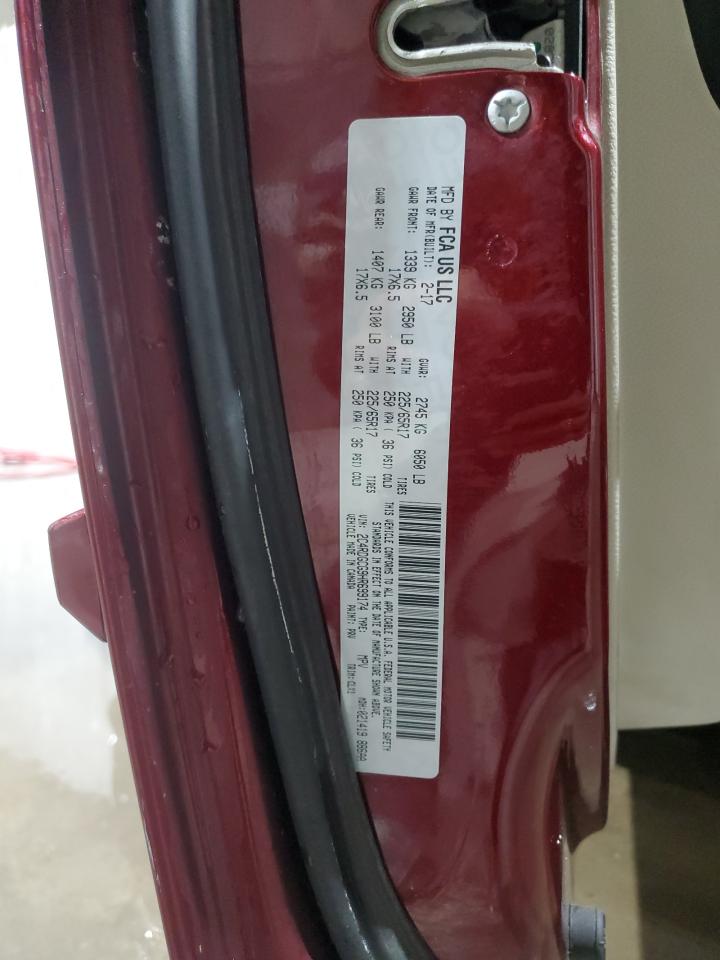 2017 Dodge Caravan VIN 2C4RDGCG9HR699174 Copart auction photo, rear end damage thumbnail 14