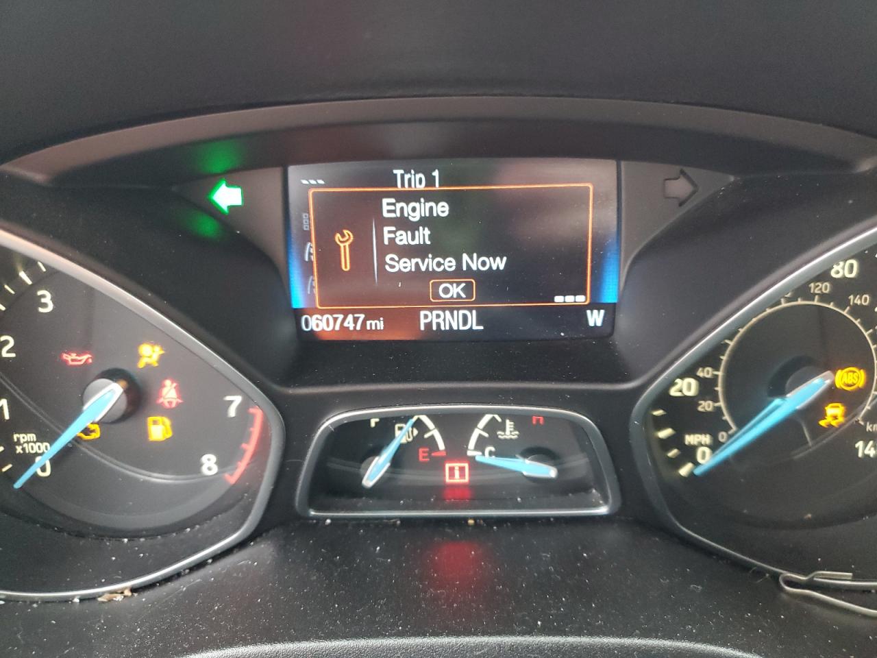 2016 Ford Focus VIN 1FADP3K26GL304722 Copart auction photo, front end / undercarriage damage thumbnail 9