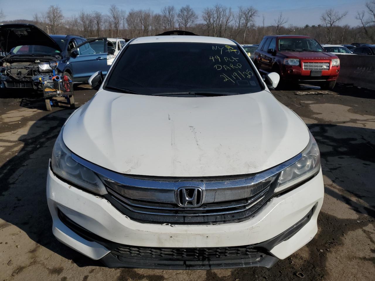 2014 Honda Accord VIN 1HGCR2F50EA256403 Copart auction photo, front end / minor dent/scratches damage thumbnail 5