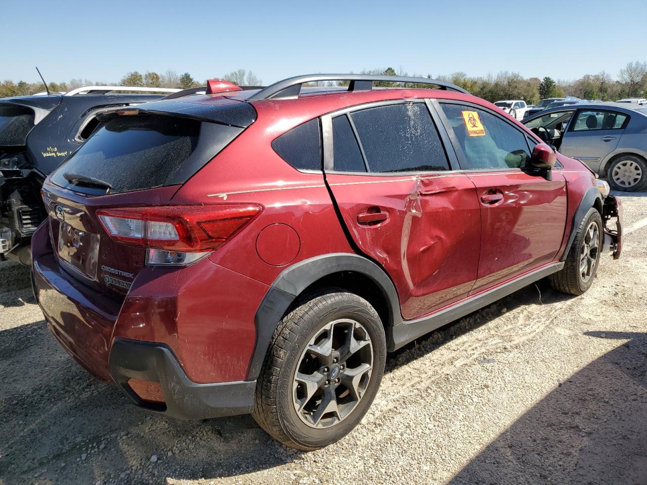 2019 Subaru XV VIN JF2GTAECXK8258966 Copart auction photo, all over damage thumbnail 3