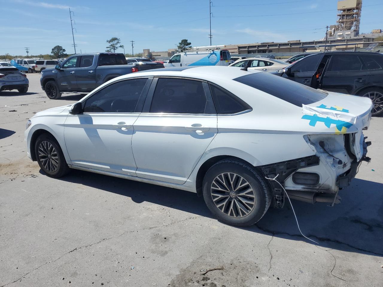 2019 Volkswagen Jetta VIN 3VWCB7BU2KM178179 Copart auction photo, rear end damage thumbnail 2
