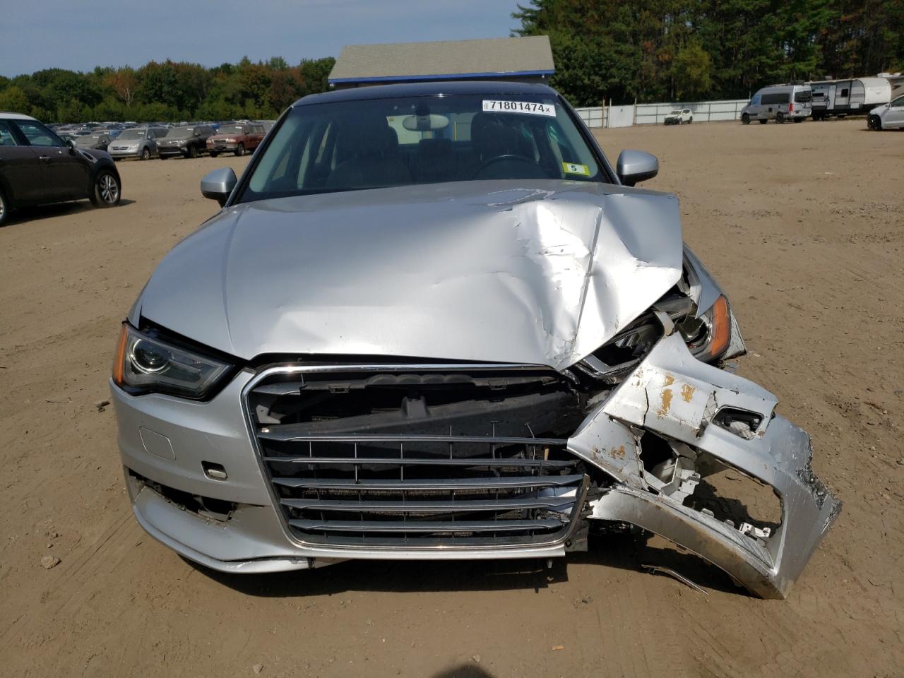 2015 Audi A3 VIN WAUACGFF6F1014663 Copart auction photo, front end damage thumbnail 5