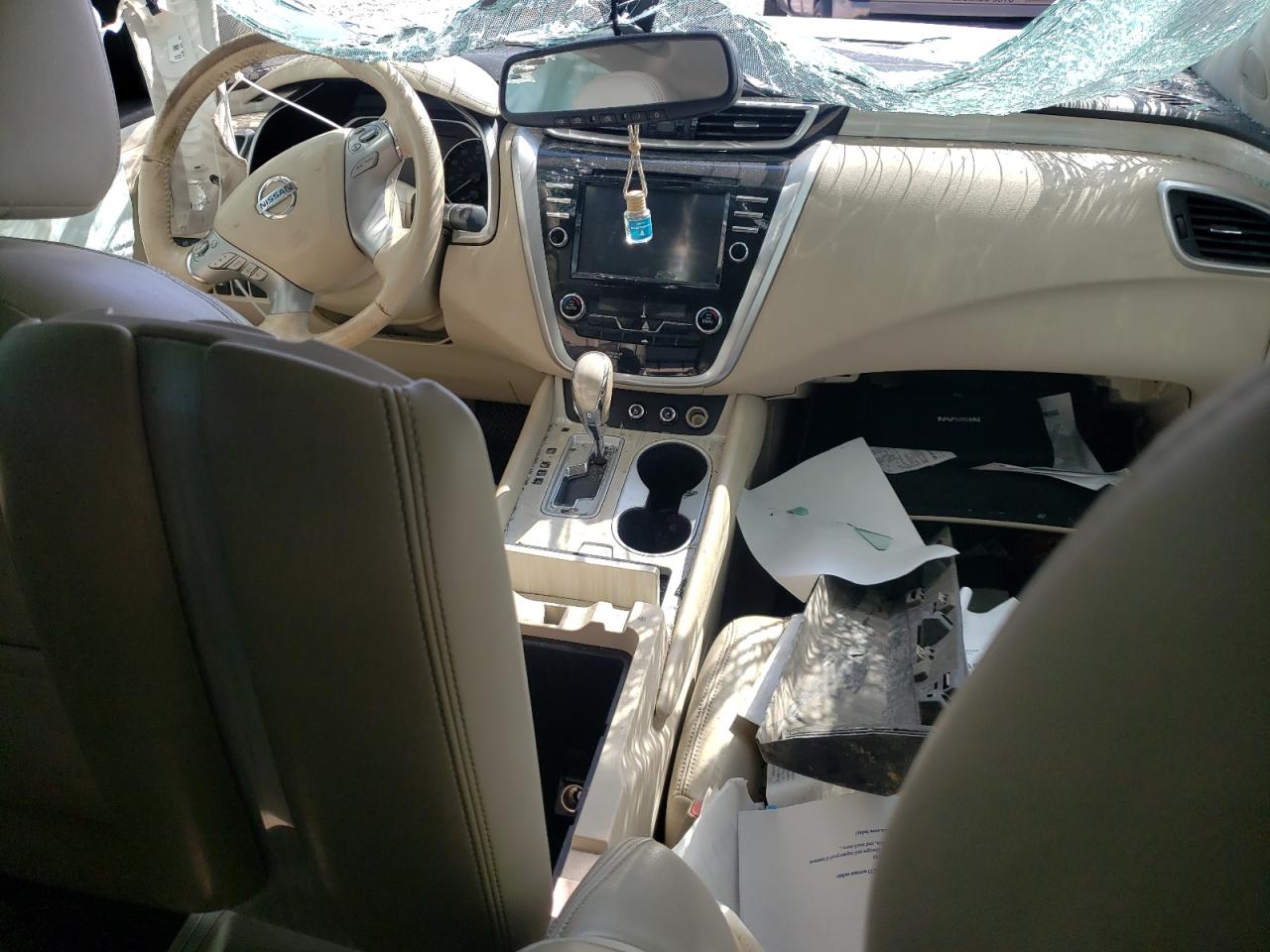 2015 Nissan Murano VIN 5N1AZ2MG4FN229527 Copart auction photo, all over damage thumbnail 8