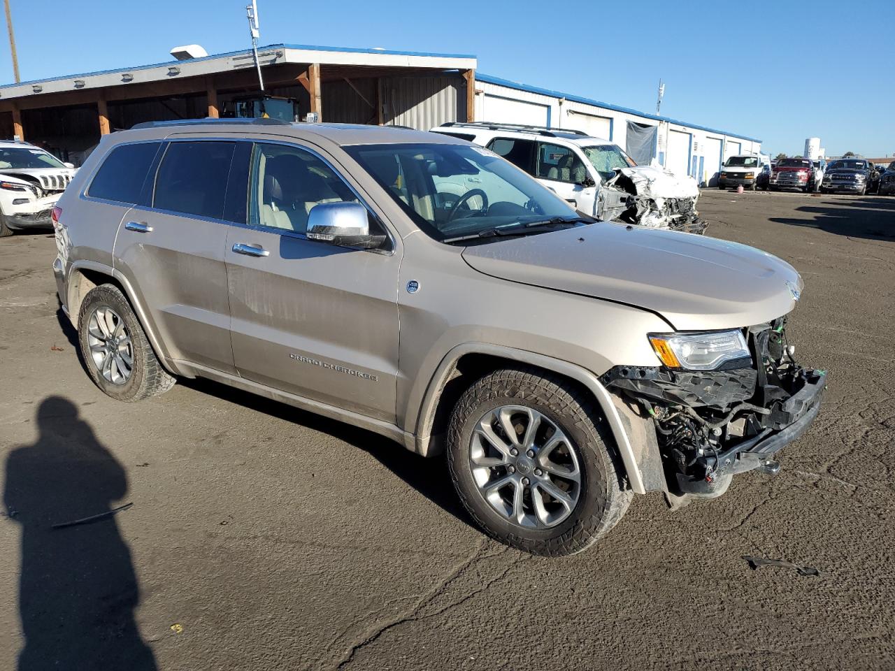 2015 Jeep Grand Cherokee VIN 1C4RJFCM6FC878769 Copart auction photo, front end damage thumbnail 4