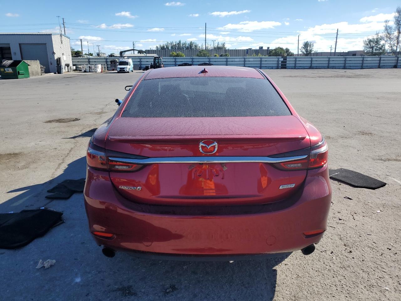 2018 Mazda 6 VIN JM1GL1WY8J1302270 Copart auction photo, front end damage thumbnail 6