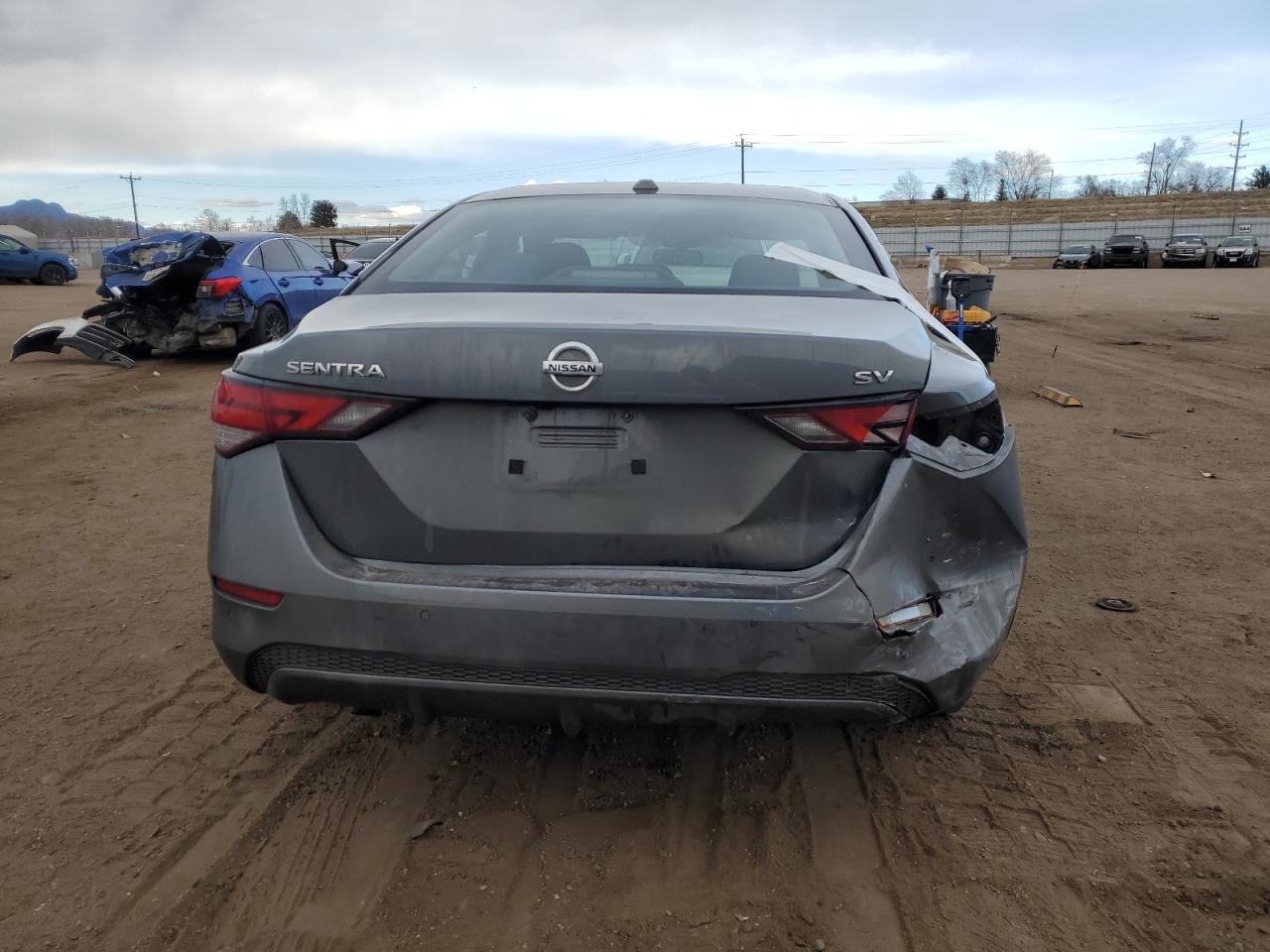 2021 Nissan Sentra VIN 3N1AB8CV9MY220370 Copart auction photo, rear end damage thumbnail 6