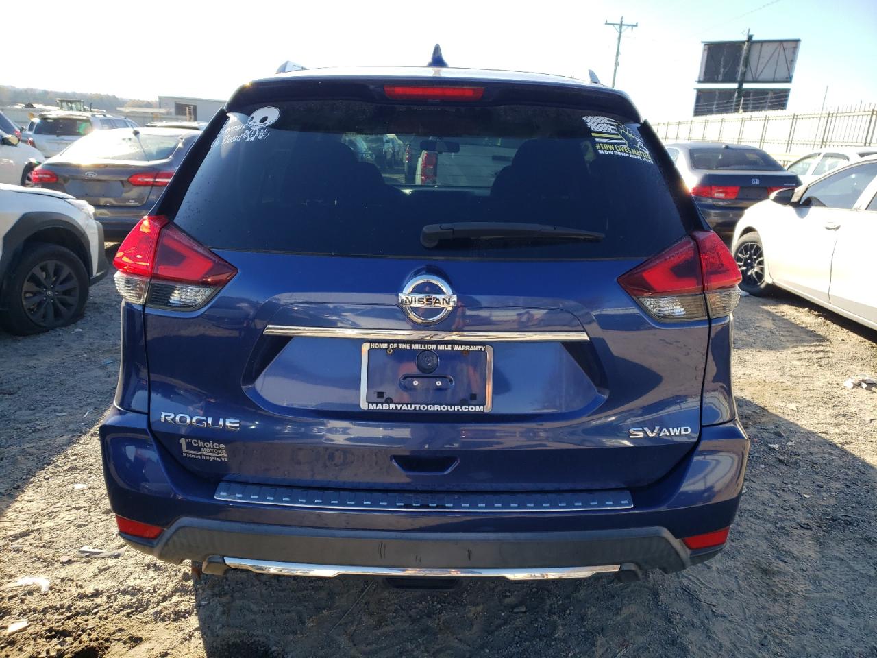 2018 Nissan Rogue VIN KNMAT2MV2JP597352 Copart auction photo, front end / side damage thumbnail 6