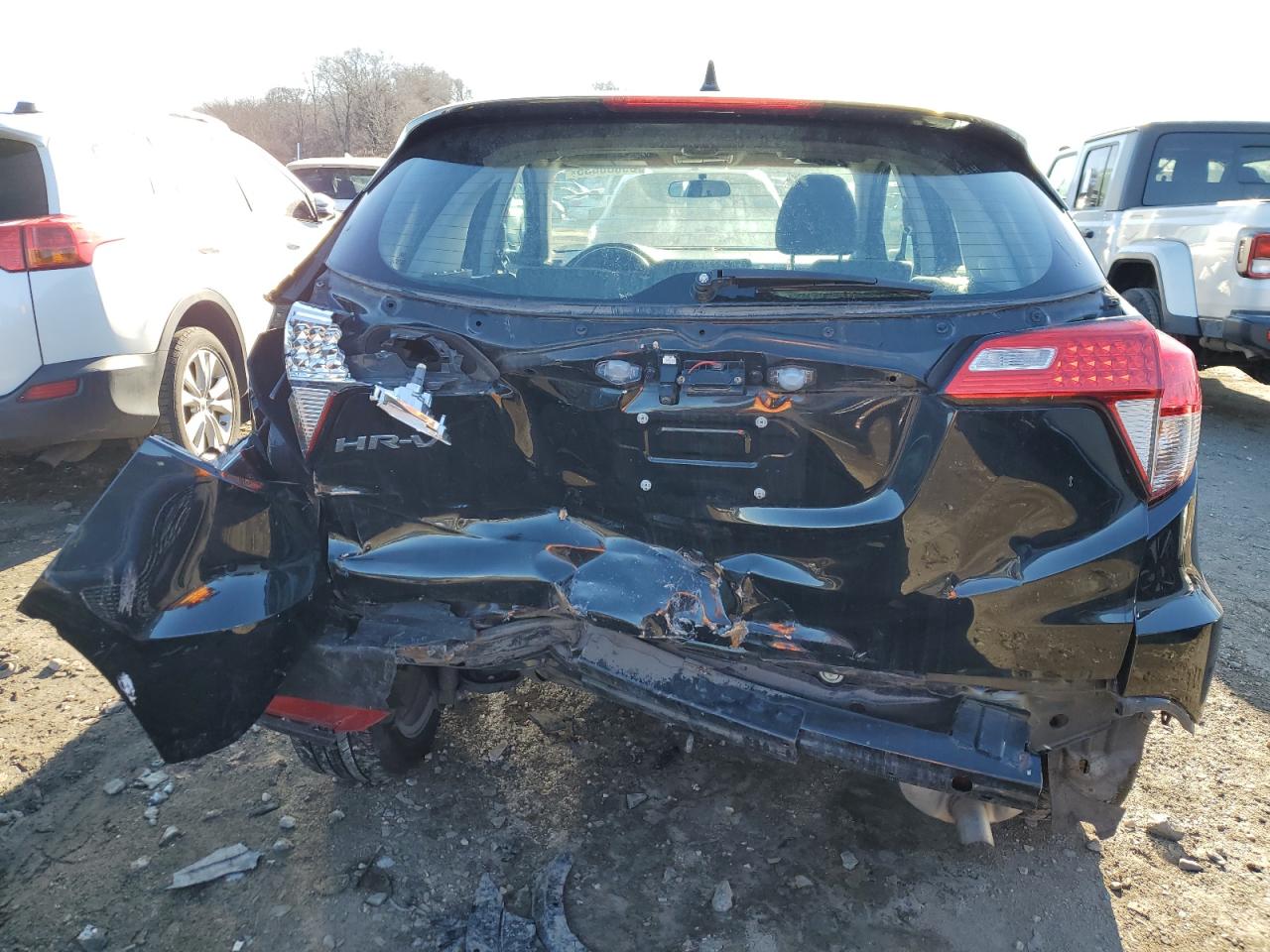 2020 Honda HR-V VIN 3CZRU5H33LM716569 Copart auction photo, rear end damage thumbnail 6