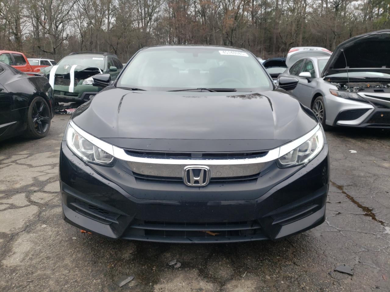 2017 Honda Civic VIN 19XFC2F77HE077338 Copart auction photo, rear end damage thumbnail 5