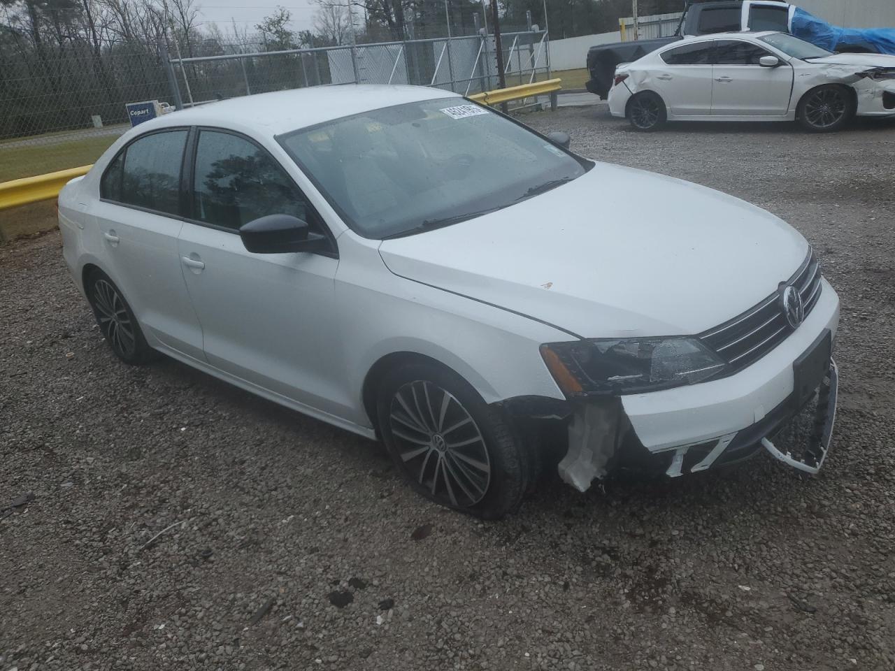 2015 Volkswagen Jetta VIN 3VWD17AJ1FM325015 Copart auction photo, front end damage thumbnail 4