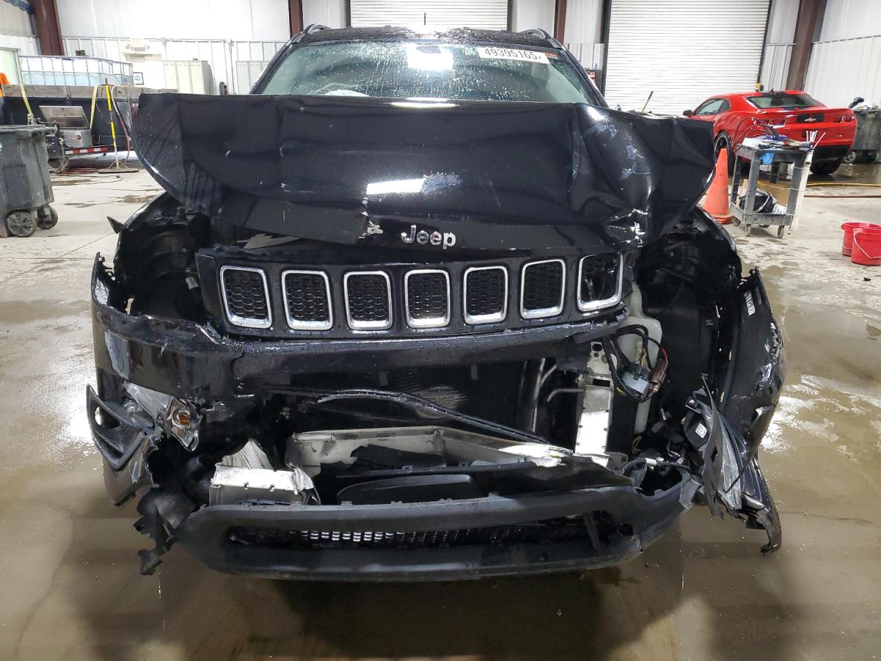 2018 Jeep Compass VIN 3C4NJDBB7JT168165 Copart auction photo, front end damage thumbnail 5