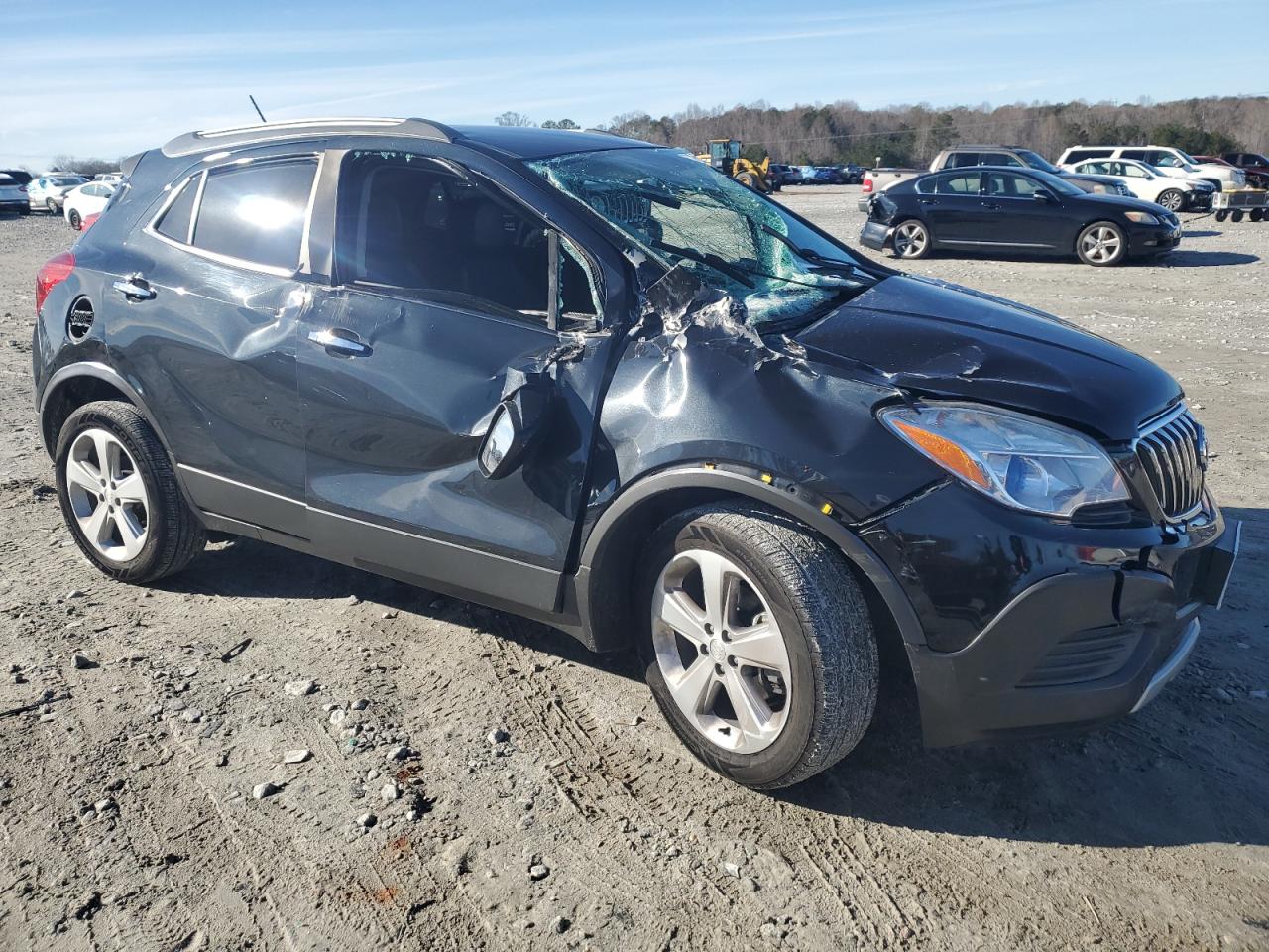 2015 Buick Encore VIN KL4CJASB9FB190435 Copart auction photo, all over damage thumbnail 4