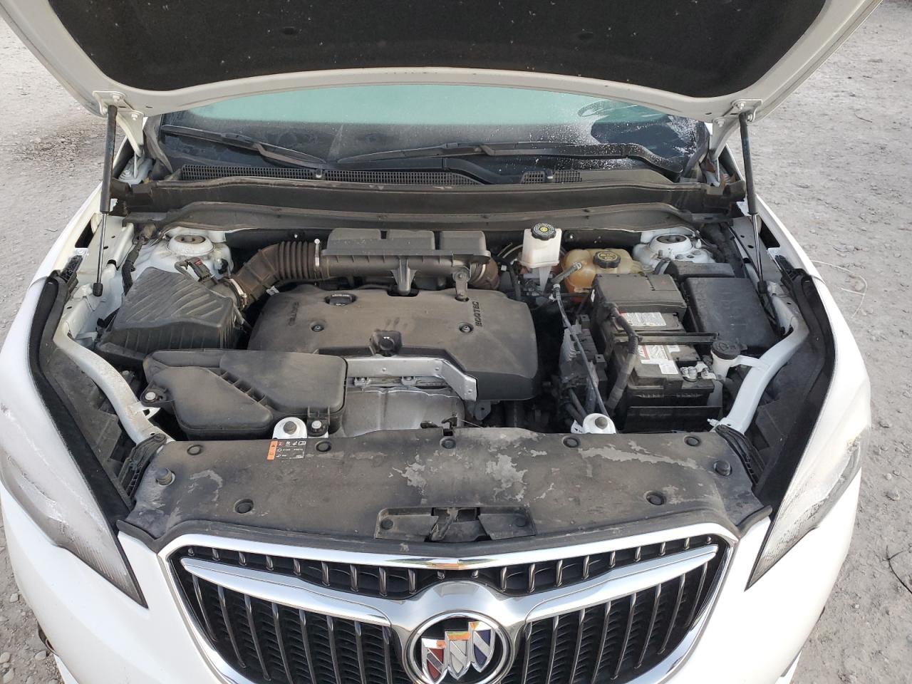2020 Buick Envision VIN LRBFX2SA7LD226202 Copart auction photo, front end / undercarriage damage thumbnail 14