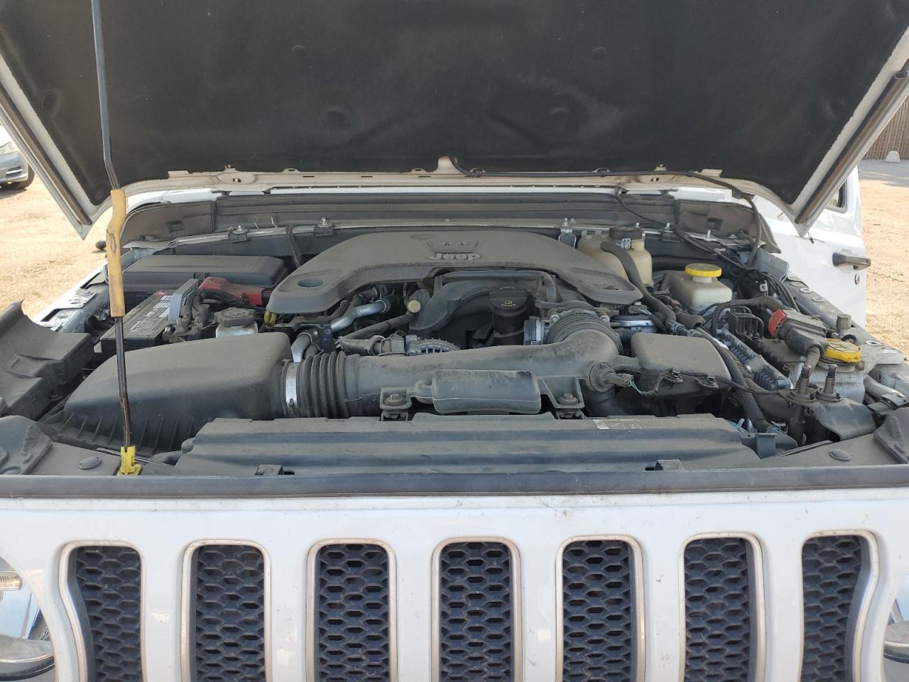 2019 Jeep Wrangler VIN 1C4HJXEG2KW528525 Copart auction photo, side / front end damage thumbnail 11