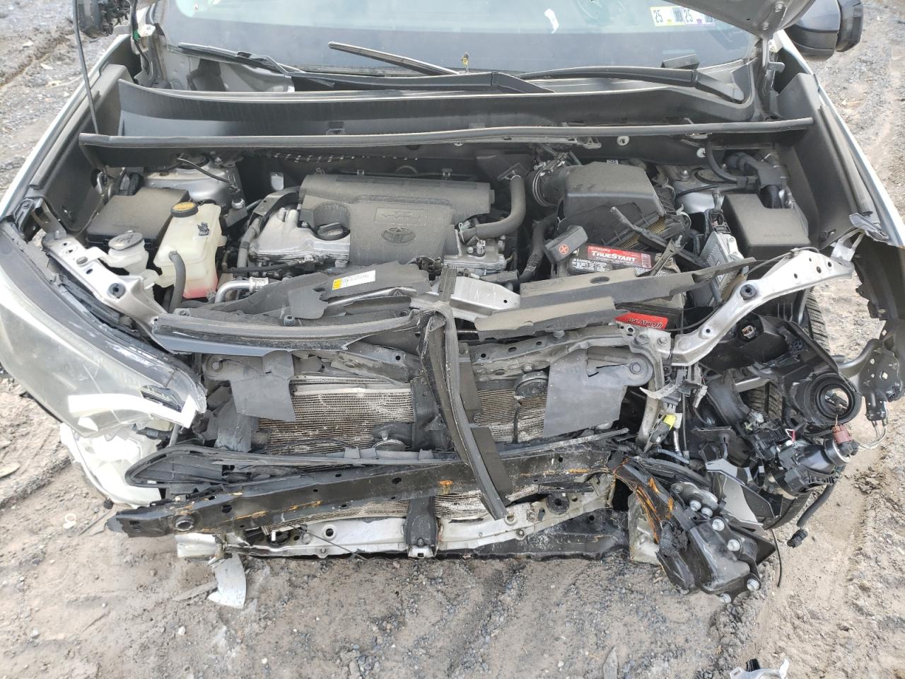 2016 Toyota RAV 4 VIN 2T3BFREV4GW438476 Copart auction photo, all over damage thumbnail 14