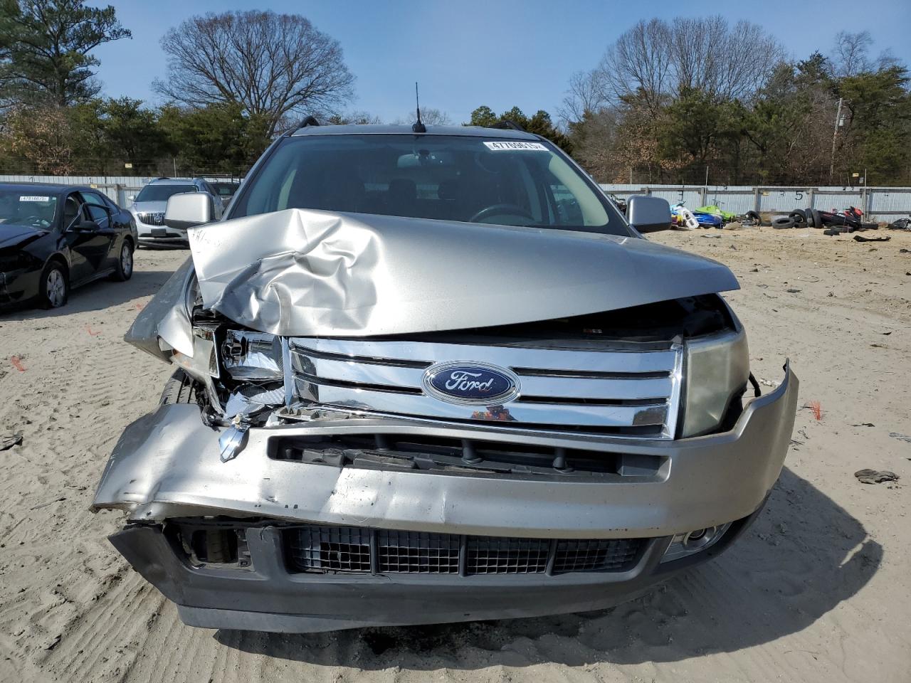 2008 Ford Edge VIN 2FMDK38C48BA70702 Copart auction photo, front end / minor dent/scratches damage thumbnail 5