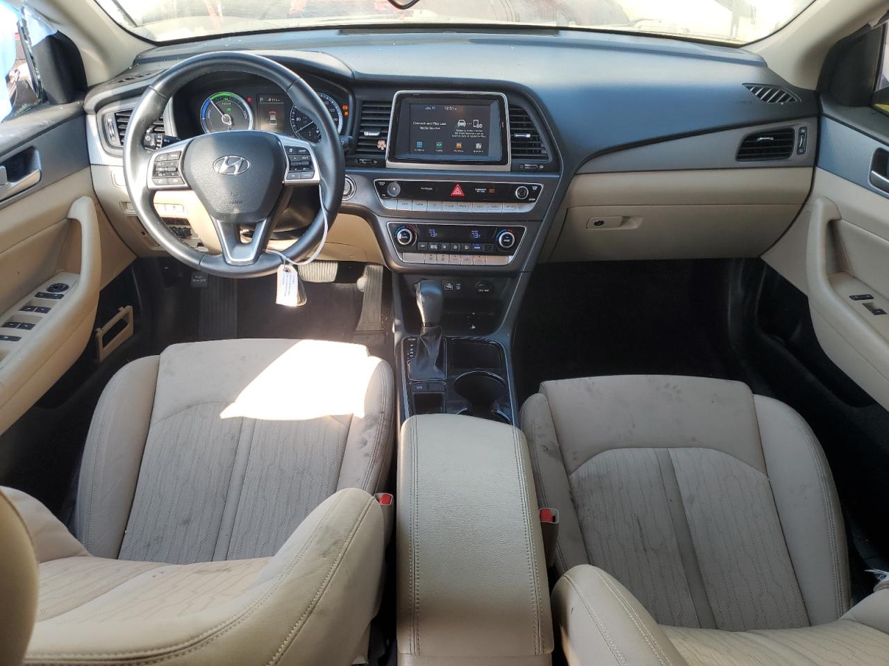 2019 Hyundai Sonata VIN KMHE24L33KA094171 Copart auction photo, all over damage thumbnail 8