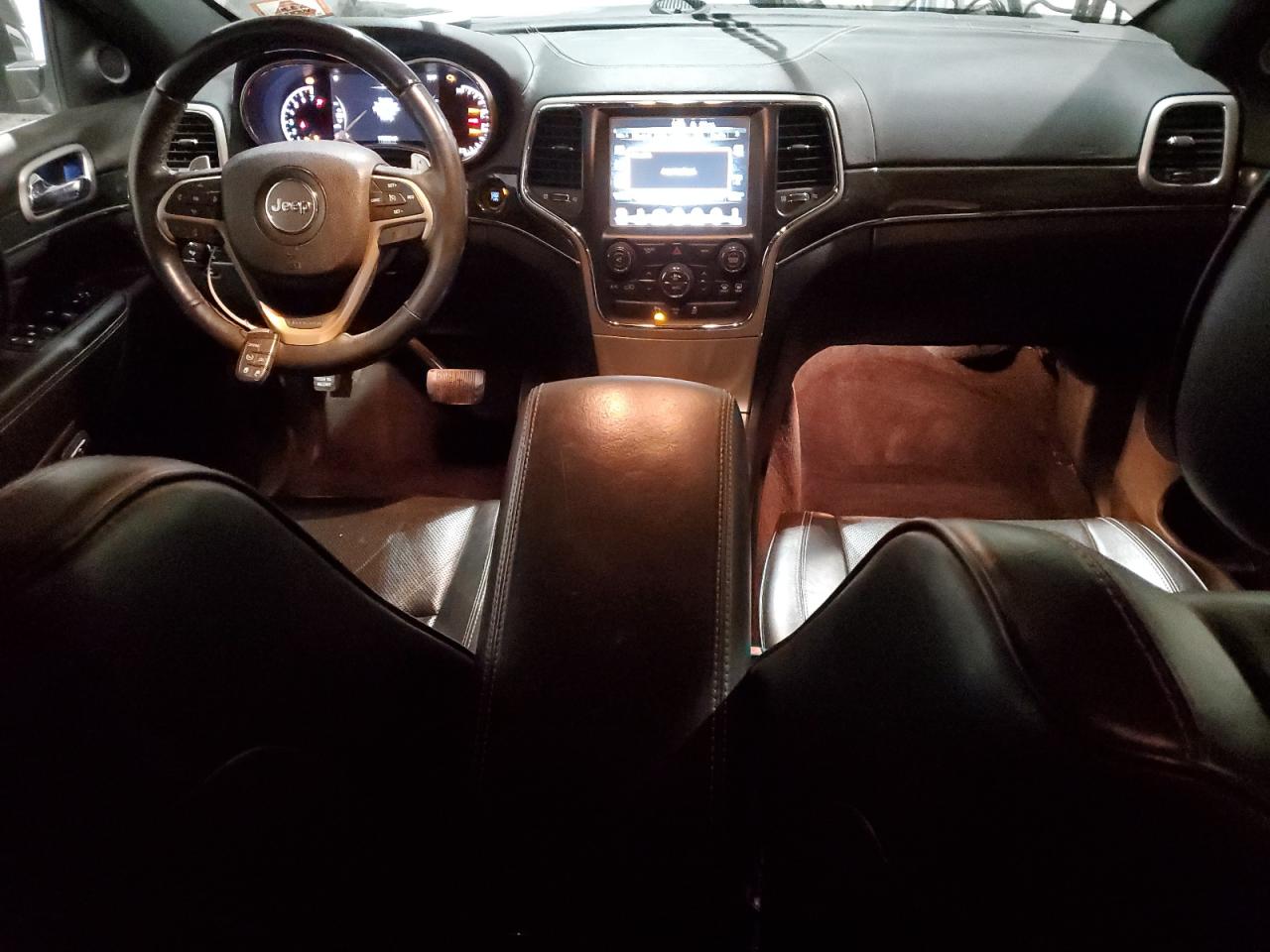 2014 Jeep Grand Cherokee VIN 1C4RJFCG8EC580457 Copart auction photo, front end / side damage thumbnail 8